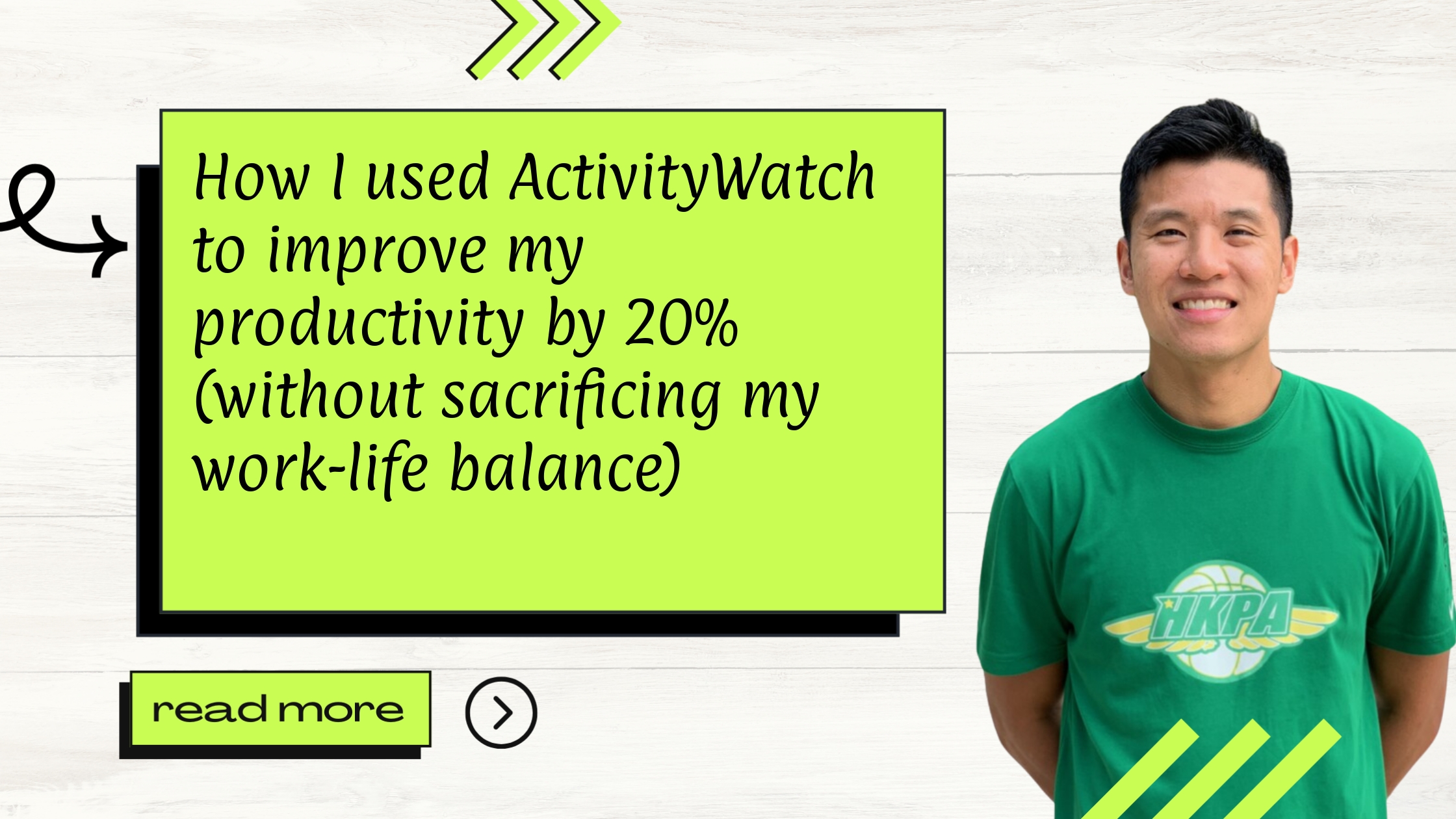How I used ActivityWatch to improve my productivity by 20% (without sacrificing my work-life balance)