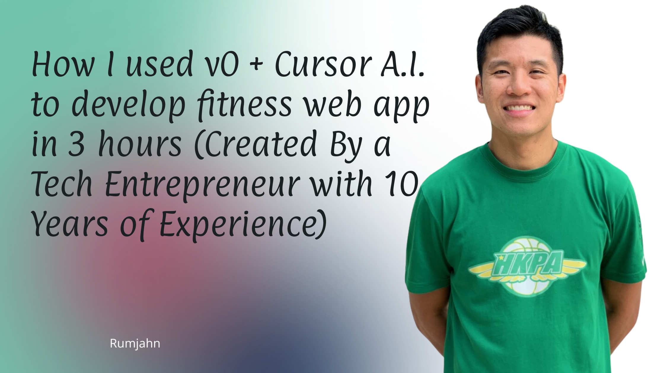 How I used v0 + Cursor A.I. to develop fitness web app in 3 hours (Created By a Tech Entrepreneur with 10 Years of Experience)