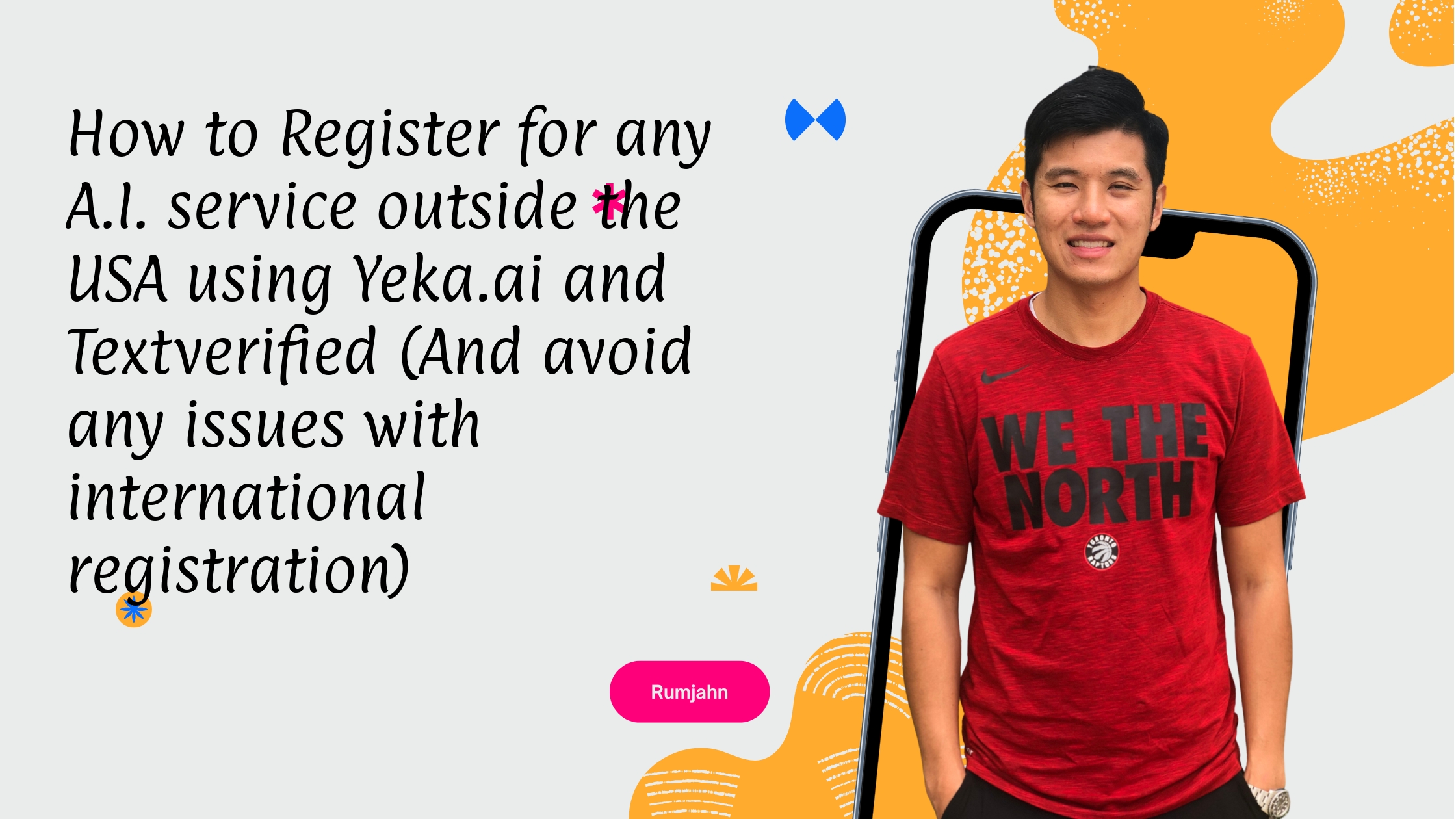 How to Register for any A.I. service outside the USA using Yeka.ai and Textverified (And avoid any issues with international registration)
