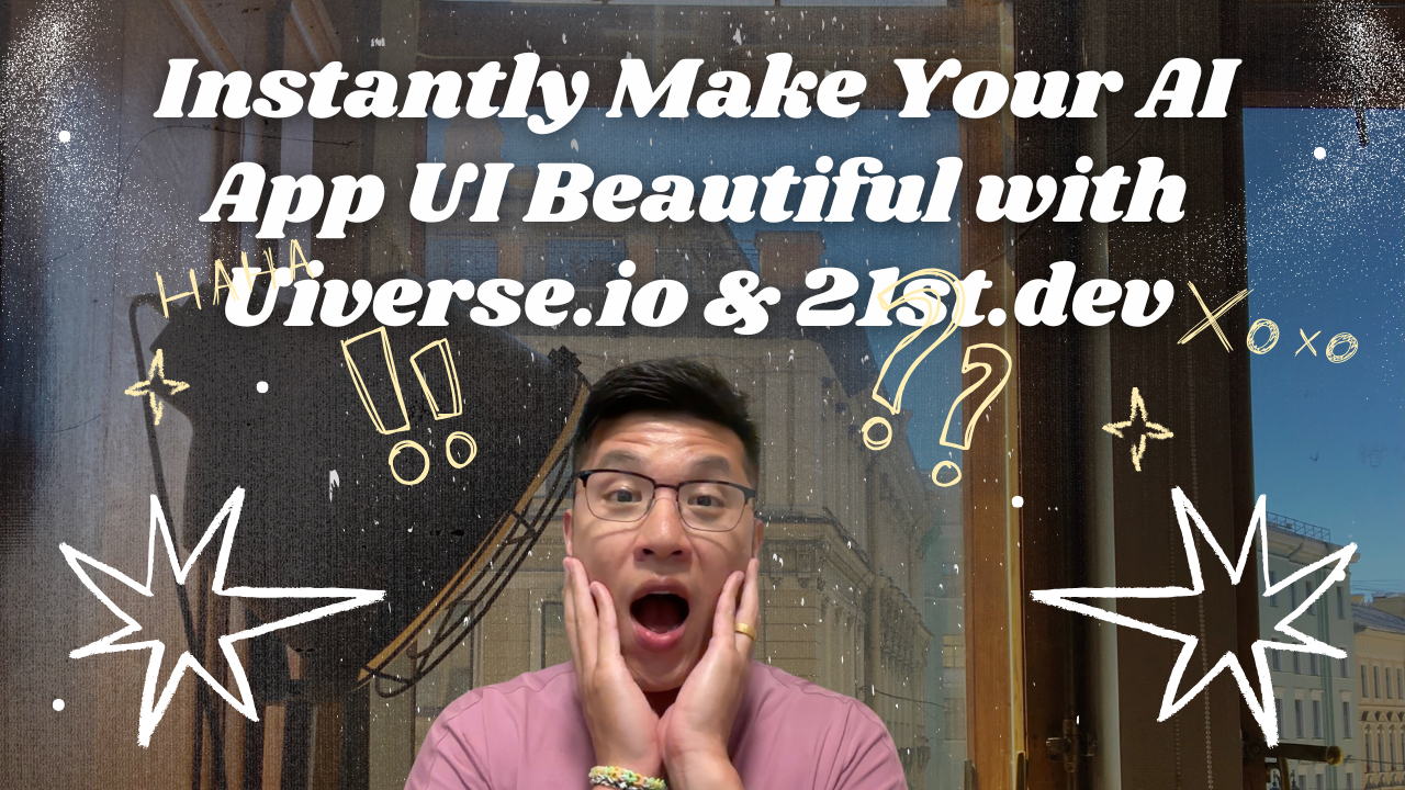 How to Instantly Make Your AI App UI Beautiful with Uiverse.io & 21st.dev (No Design Skills Needed)