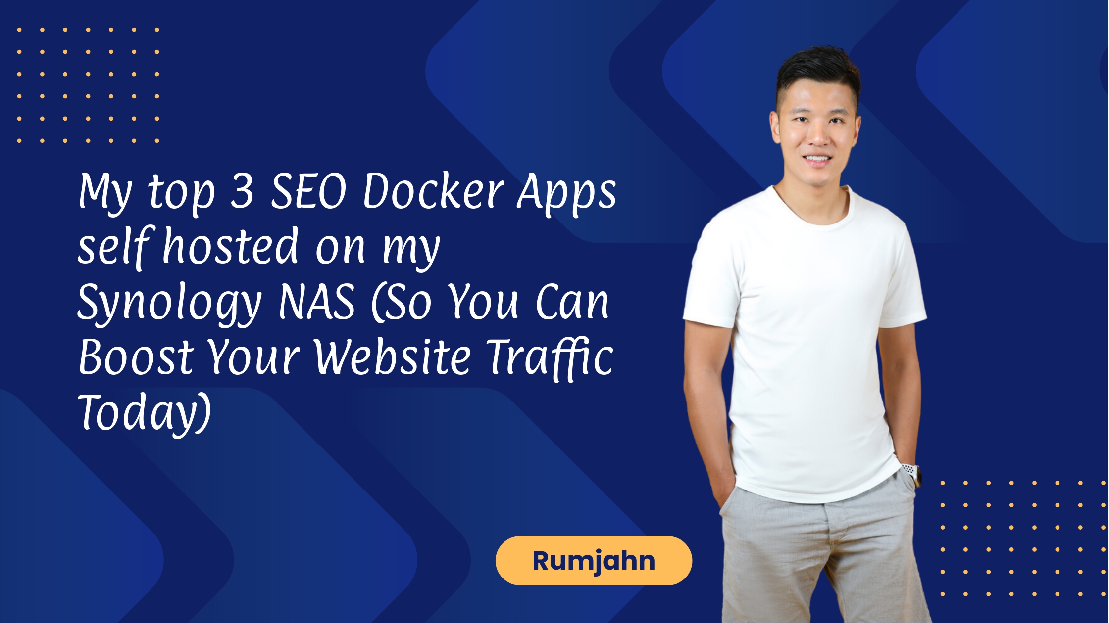My top 3 SEO Docker Apps self hosted on my Synology NAS (So You Can Boost Your Website Traffic Today)