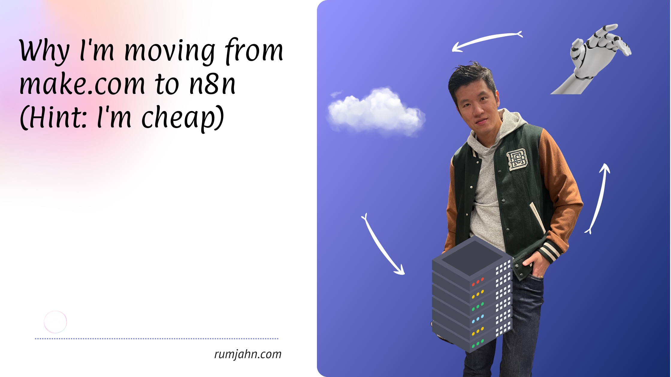 Why I'm moving from make.com to n8n (Hint: I'm cheap)