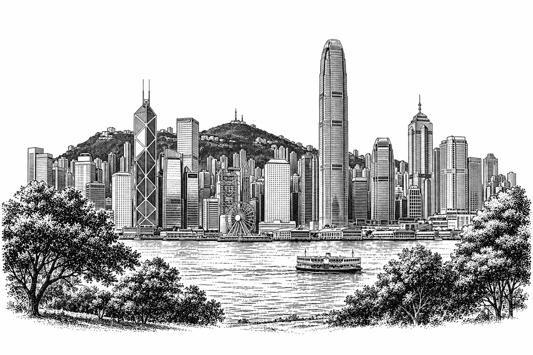 Hong Kong skyline